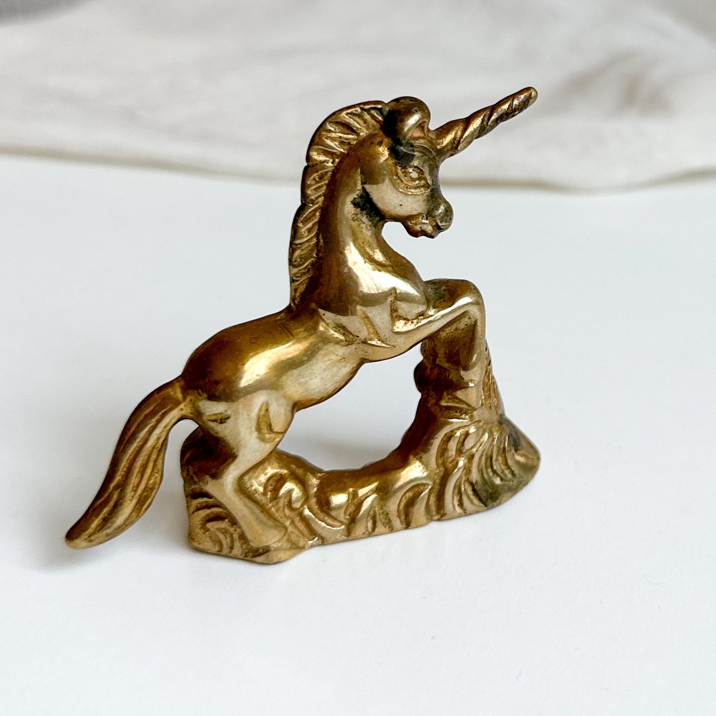 Solid Brass Unicorn Figurine