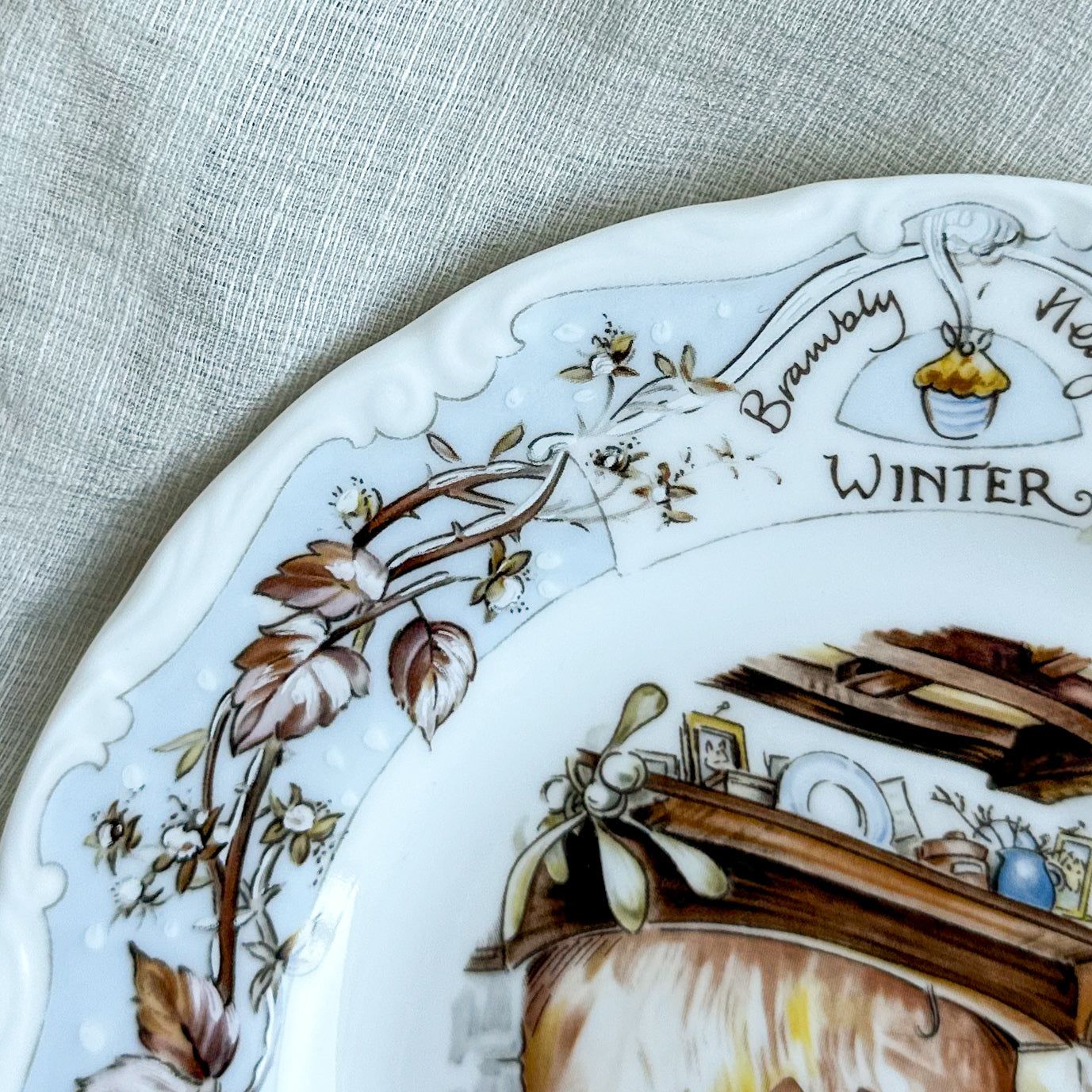 Brambly Hedge ‘Winter’ Tea Plate