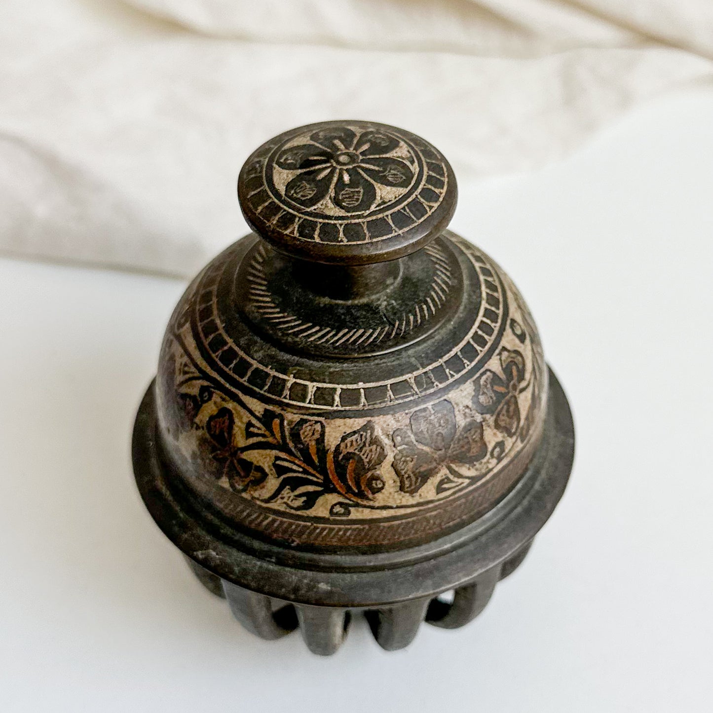 Brass Elephant Claw Bell