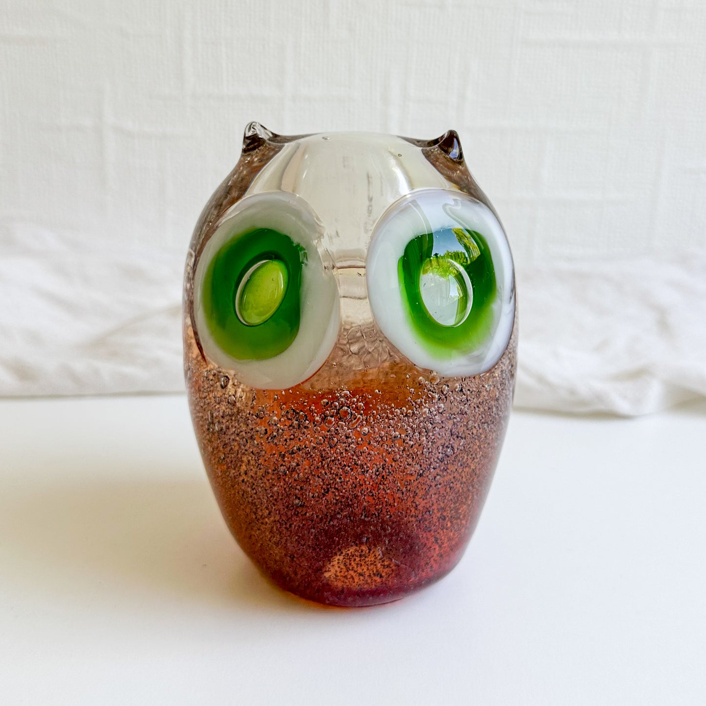 Glass Owl Figurine