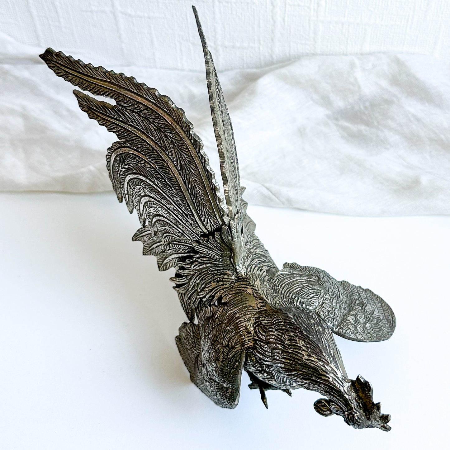 Metal Rooster Figurine