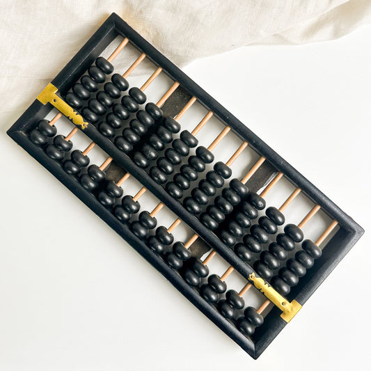 Black Wooden Abacus
