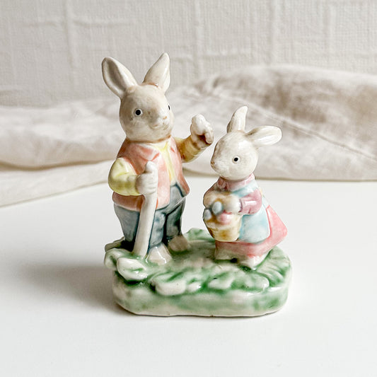 Albert Kessler Figurine with Two Bunnies