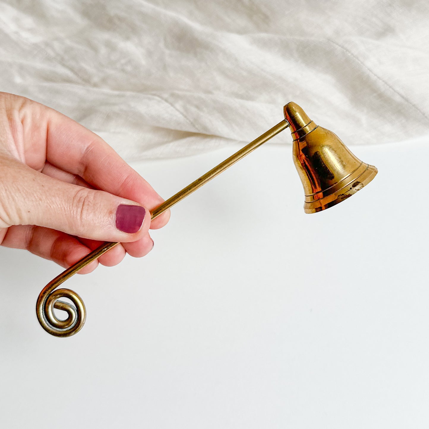 Brass Candle Snuffer