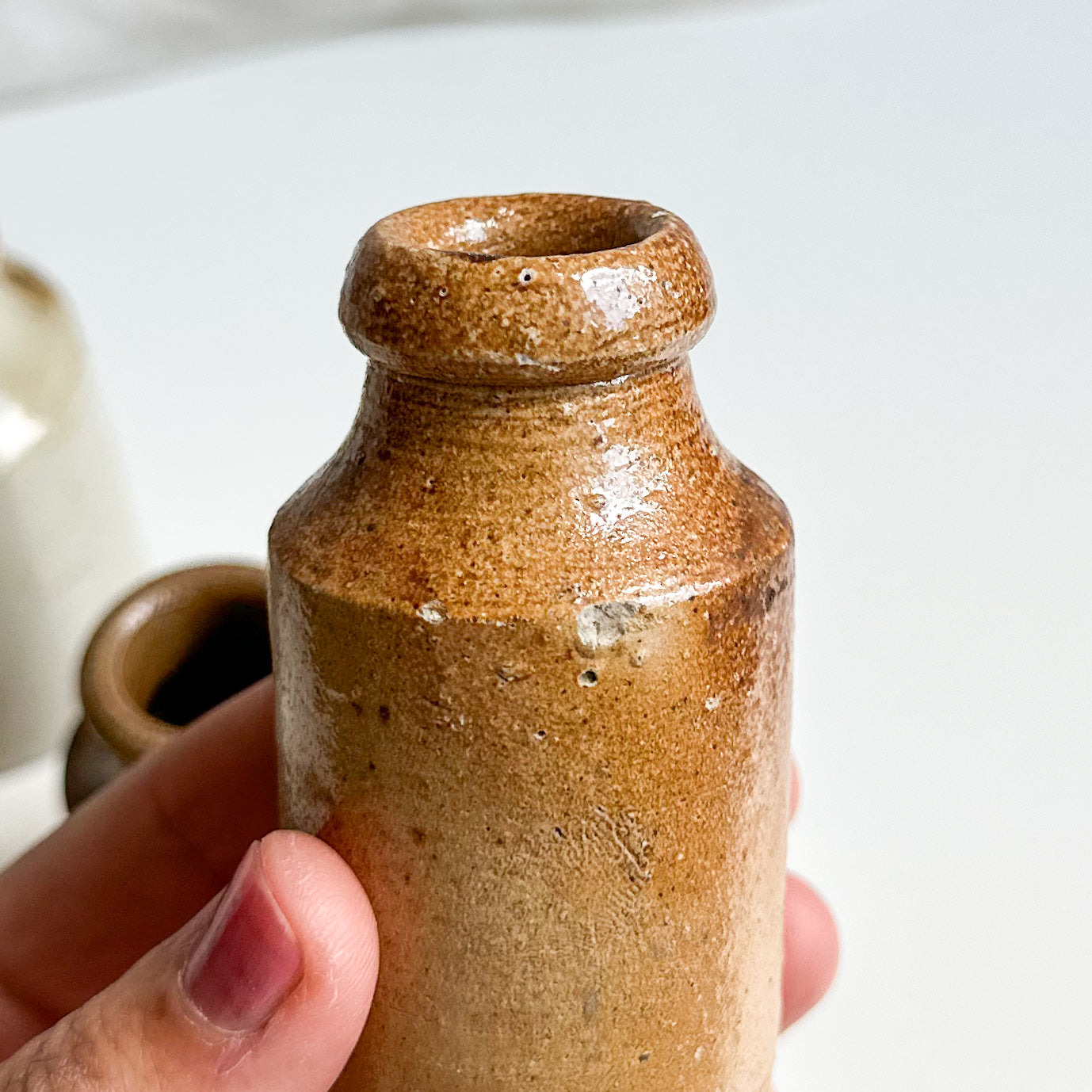 Trio of Victorian Small Pots