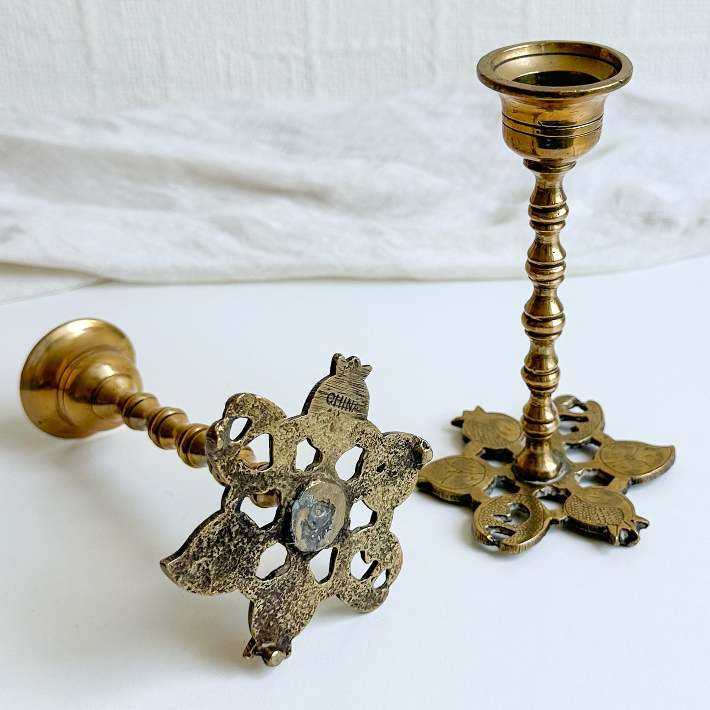 Pair of Brass Candlesticks