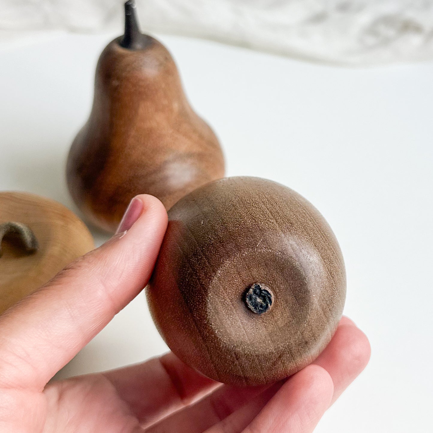 Wooden Apples and Pear