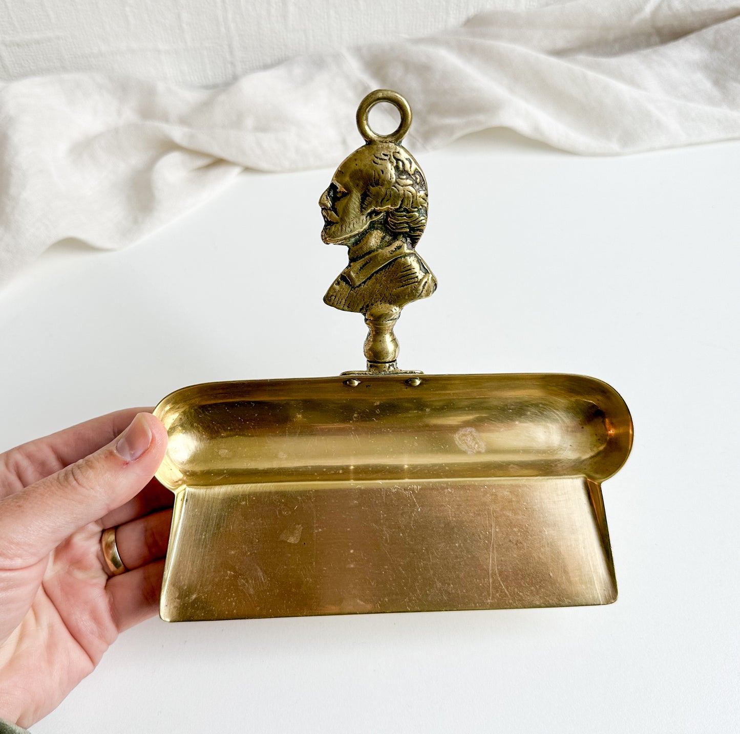 Vintage Brass Crumb Tray