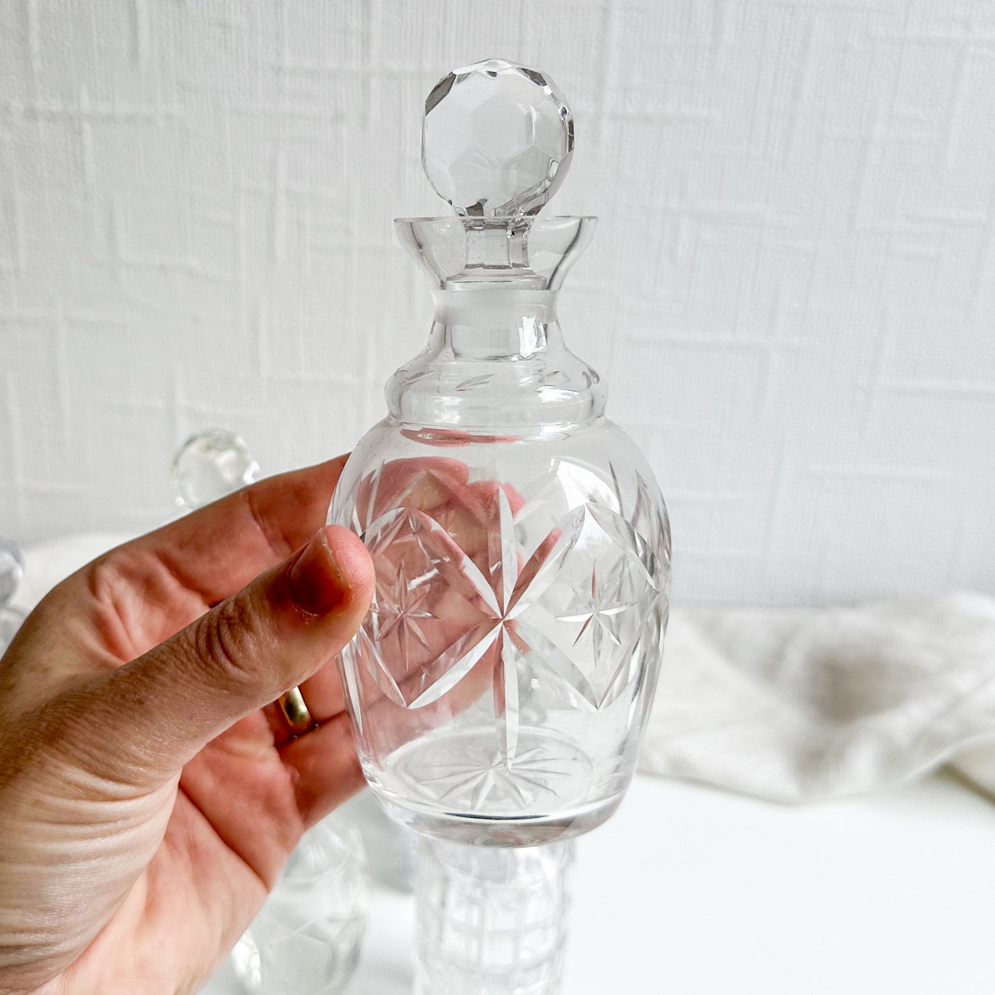 Set of 6 Small Decanters