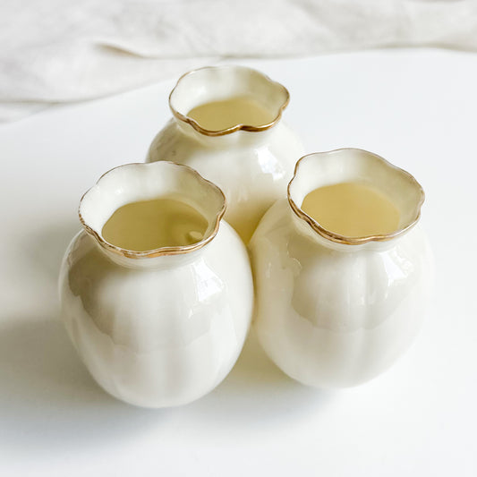 Antique Triple Posy Vase
