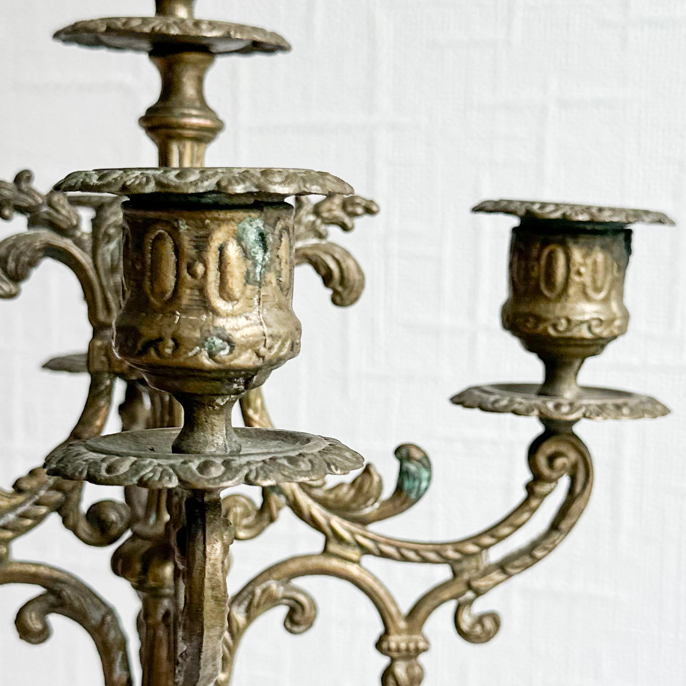 Ornate Bronze Candelabra
