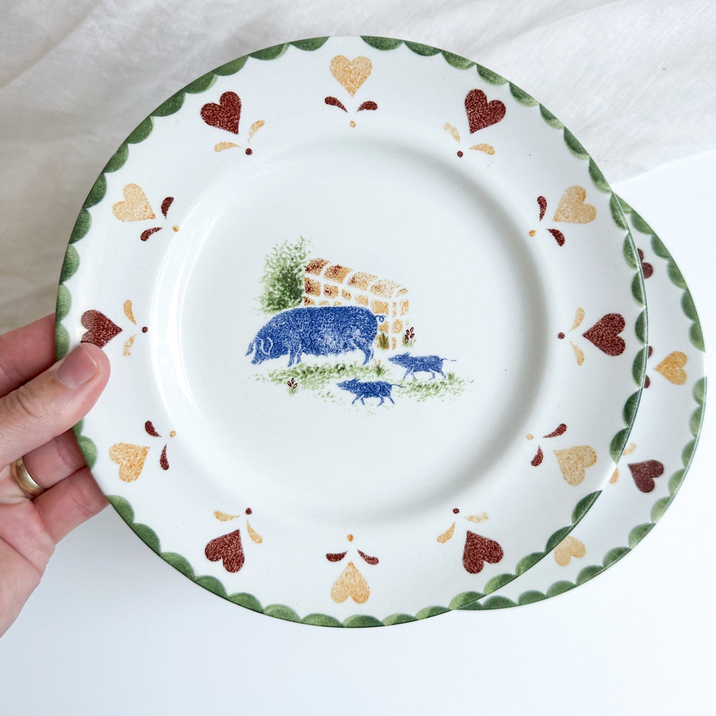 Set of 7 “Jack’s Farm” Plates