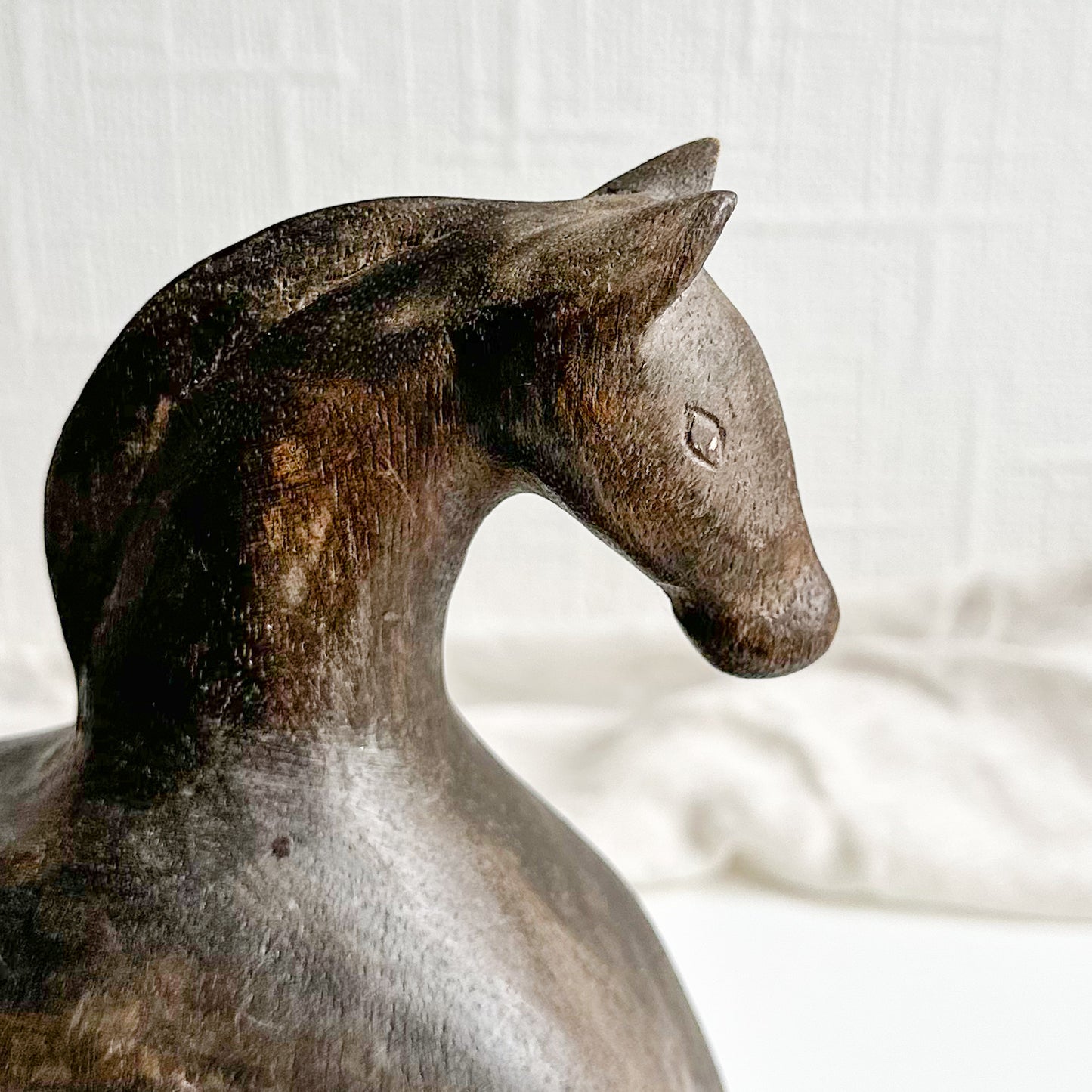 Wooden Hand Carved Horse