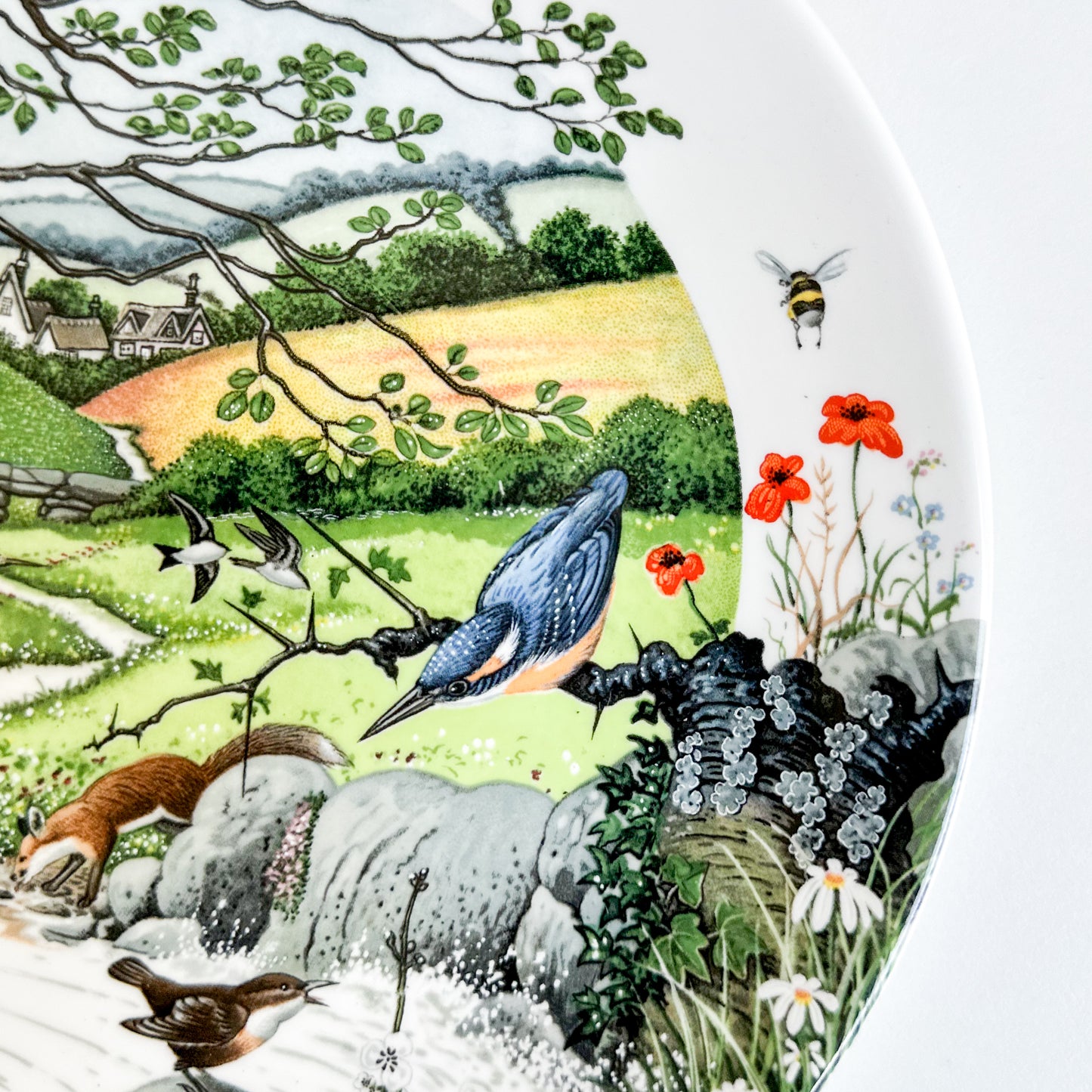 Wedgwood Wall Plate - “The Babbling Brook”