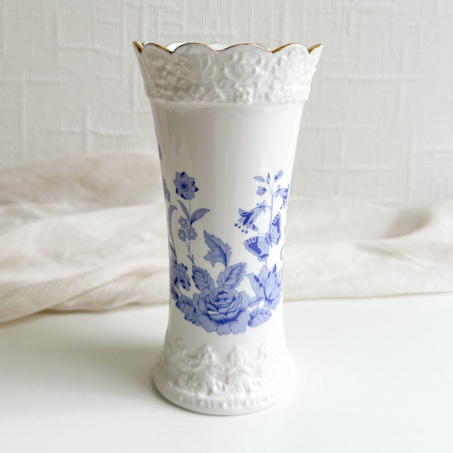 Aynsley “Cottage Blue” Vase