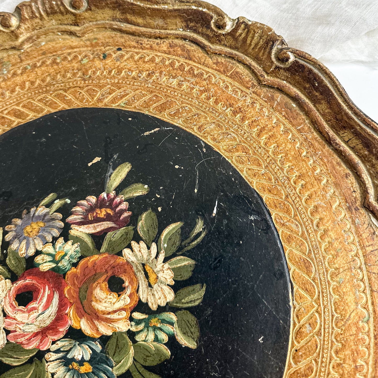 Vintage Florentine Tray