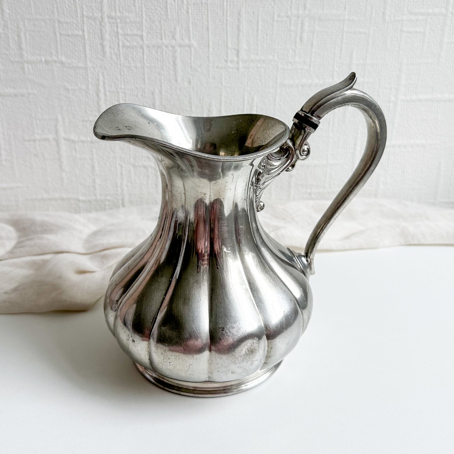 Antique James Dixon Pewter Jug