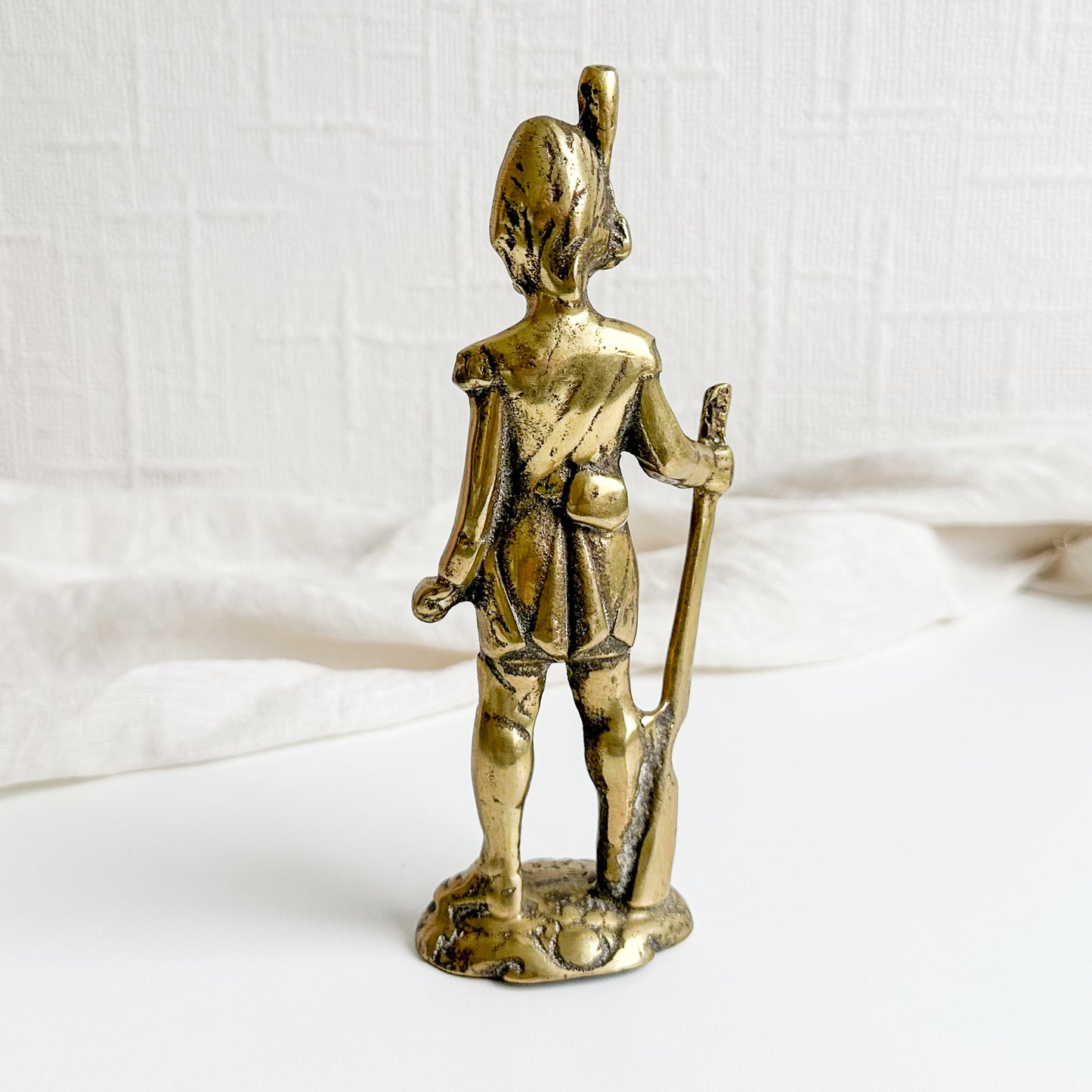 Brass Soldier Figurine - 4