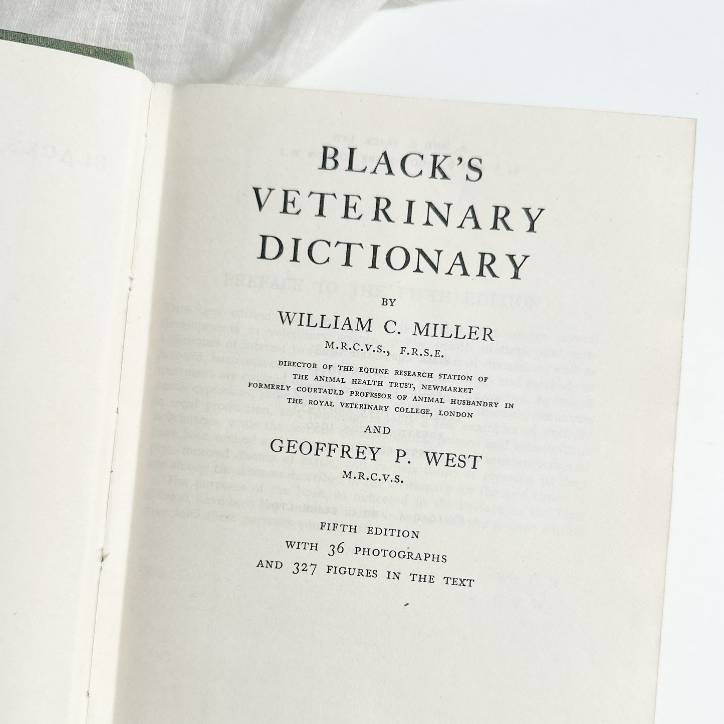 Black’s Veterinary Dictionary