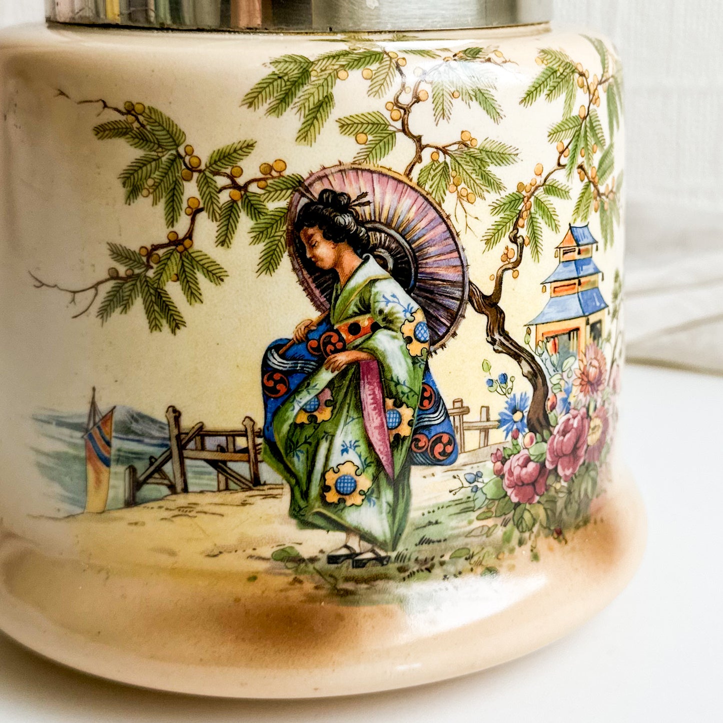 Antique Biscuit Barrel