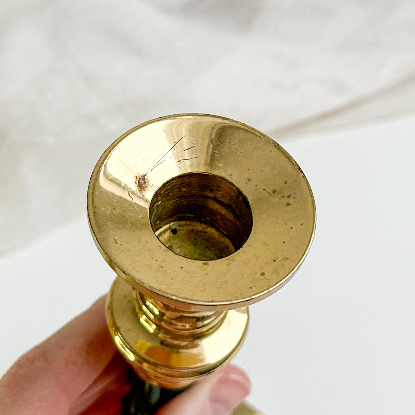 Pair of Brass Candlesticks