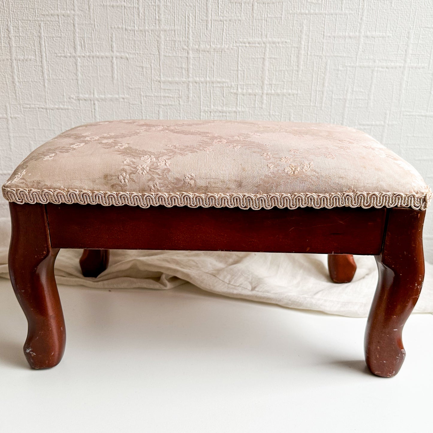 Antique Upholstered Footstool