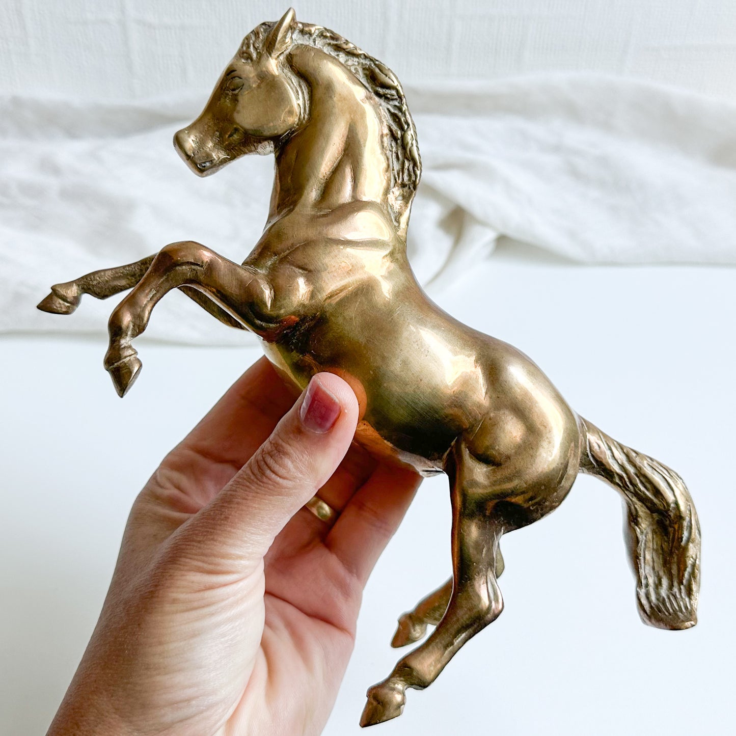 Brass Horse Figurine