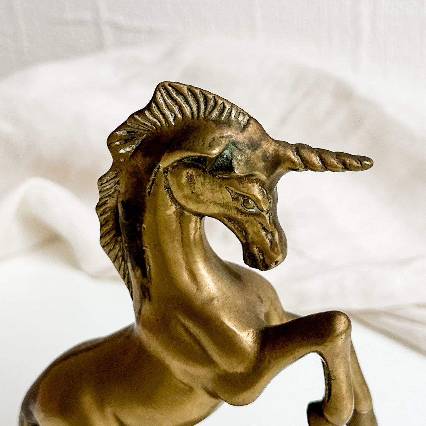 Solid Brass Unicorn Figurine