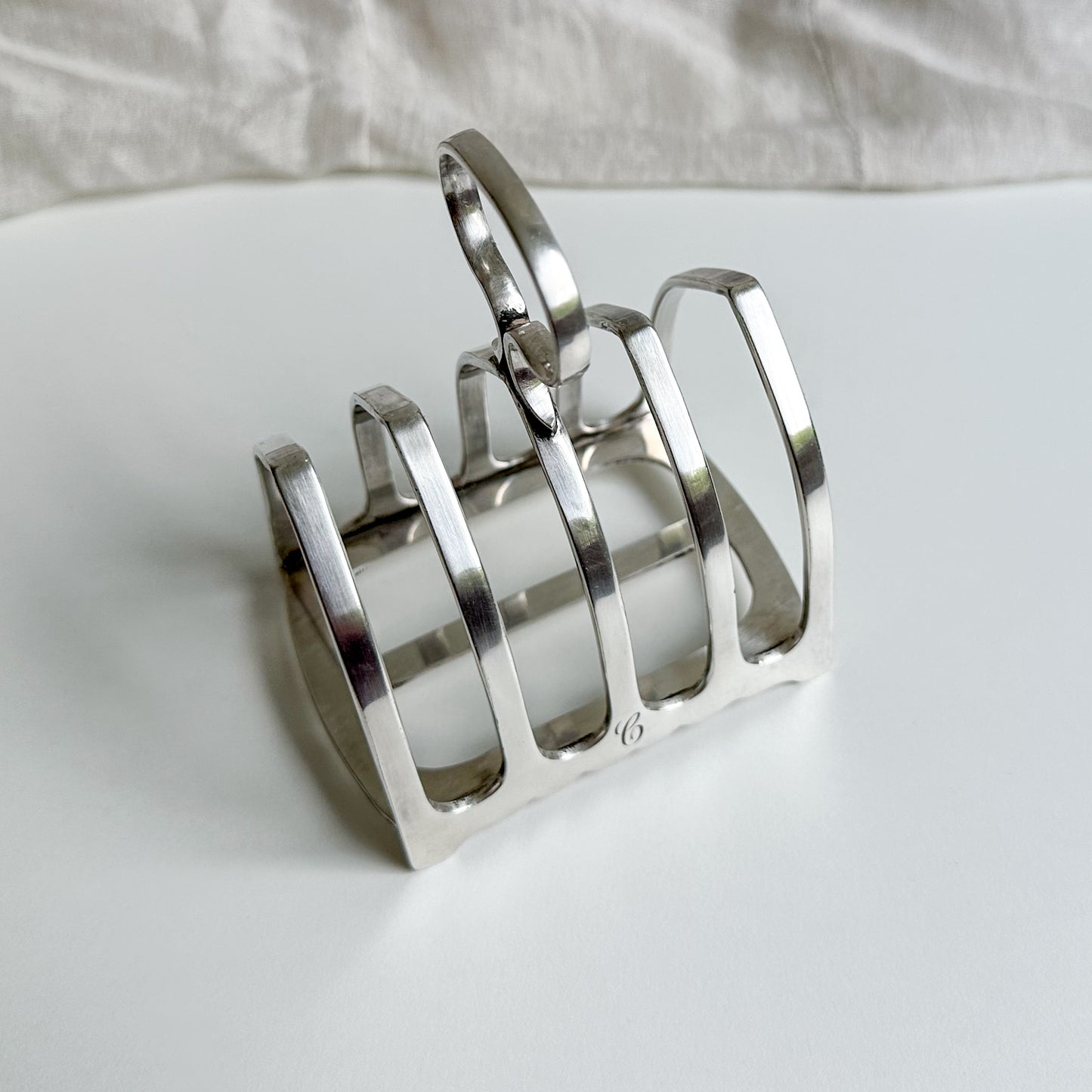 Antique Silver Plated Toast Rack