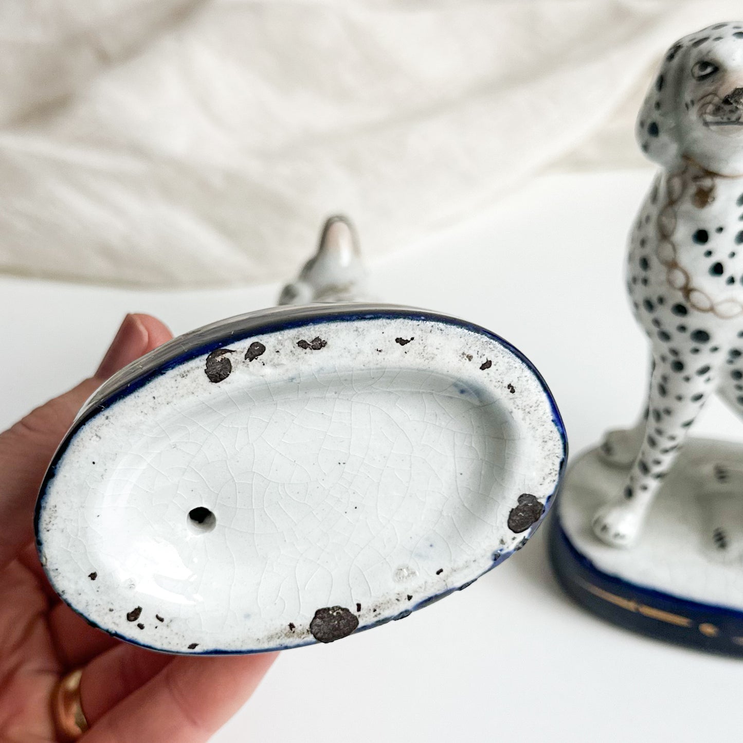 Pair of Staffordshire Dalmatians
