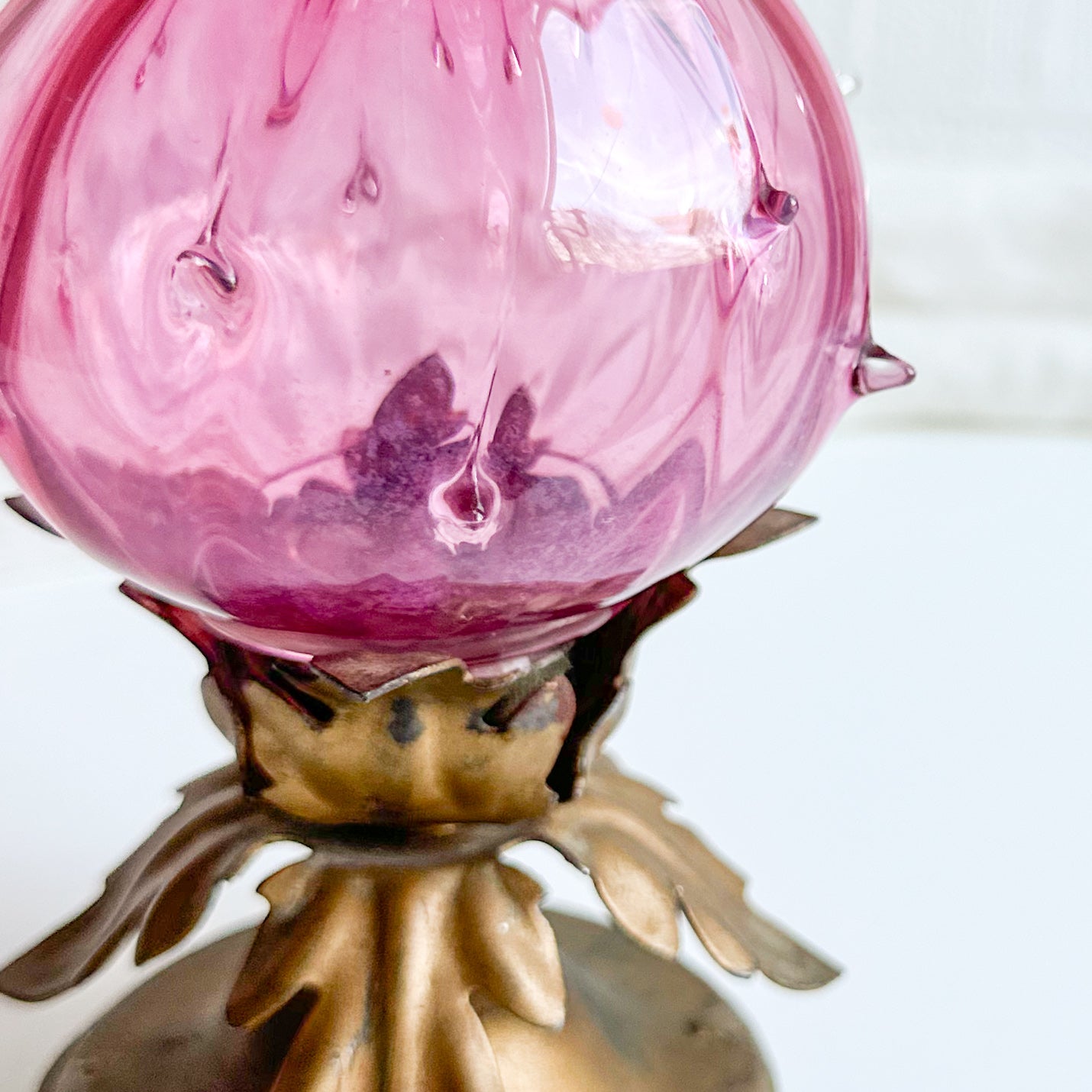 Victorian Cranberry Glass Vase