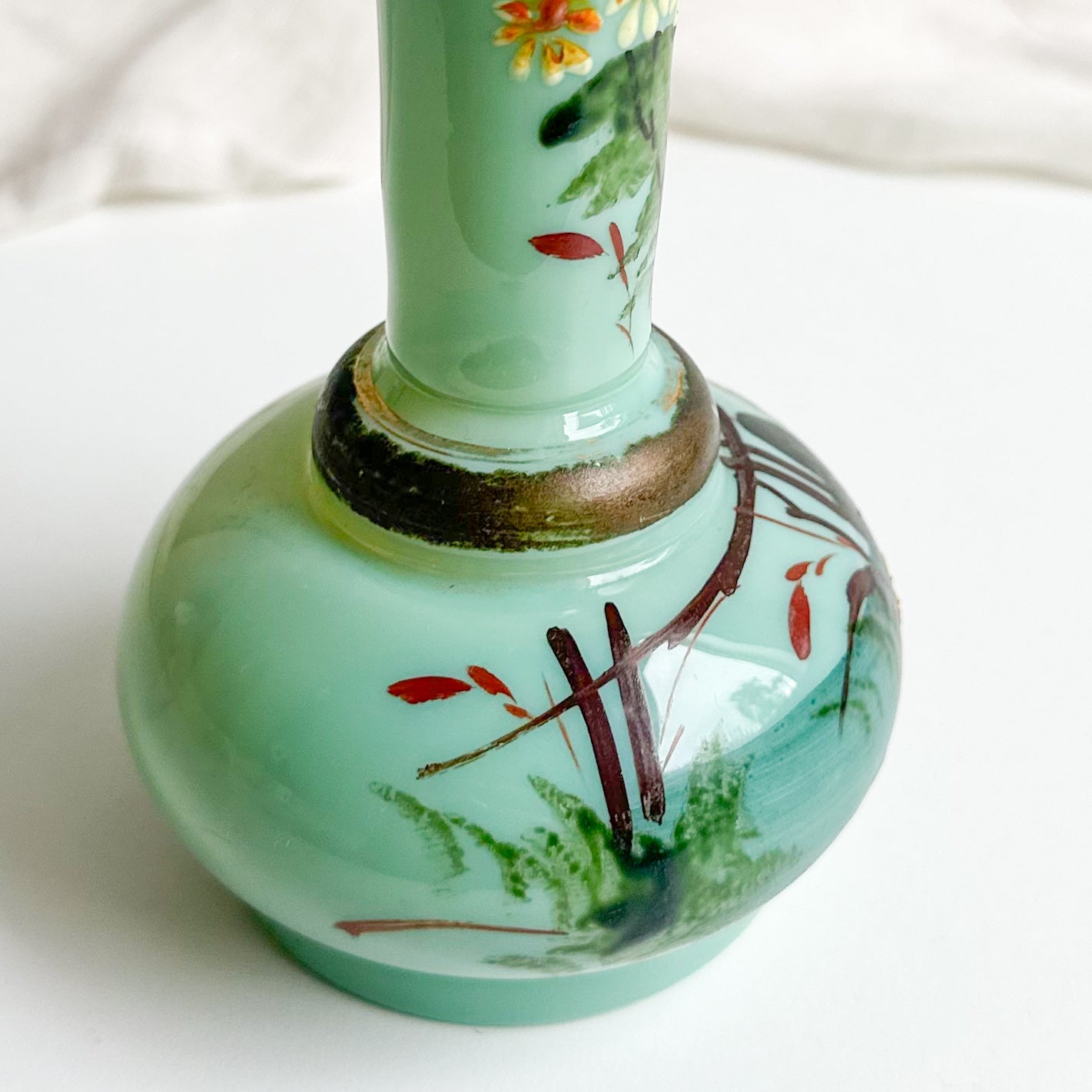 Victorian Hand Painted Vase