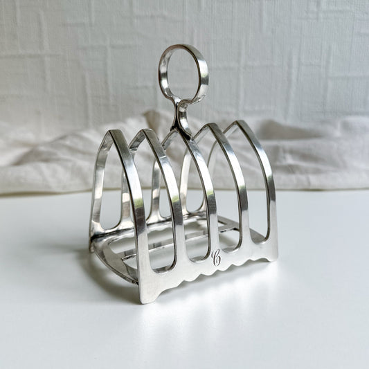 Antique Silver Plated Toast Rack