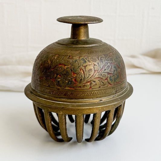 Large Brass Elephant Claw Bell