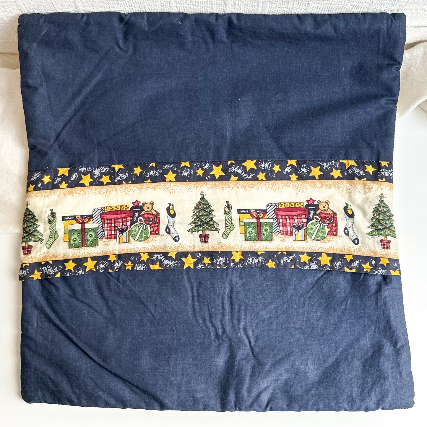 Christmas Quilted Cushion Cover