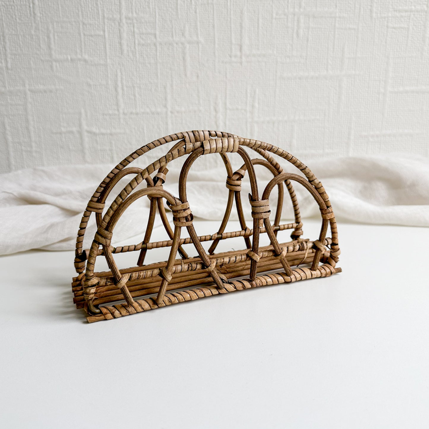 Vintage Rattan Napkin Holder