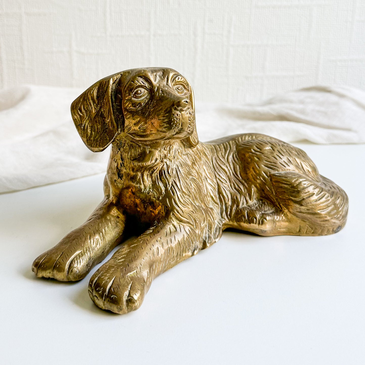 Brass Dog Figurine