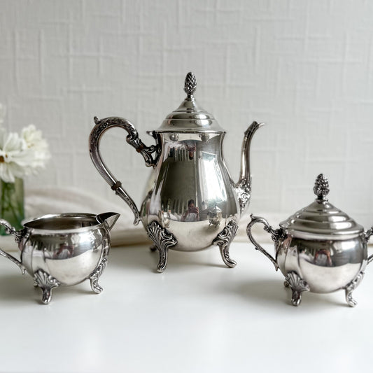 Silver Plated Teapot Set by Viners Sheffield