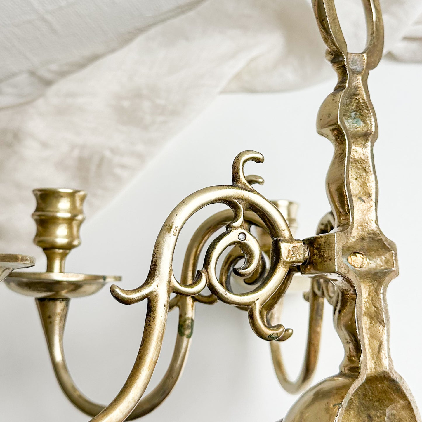 Brass Candle Sconce