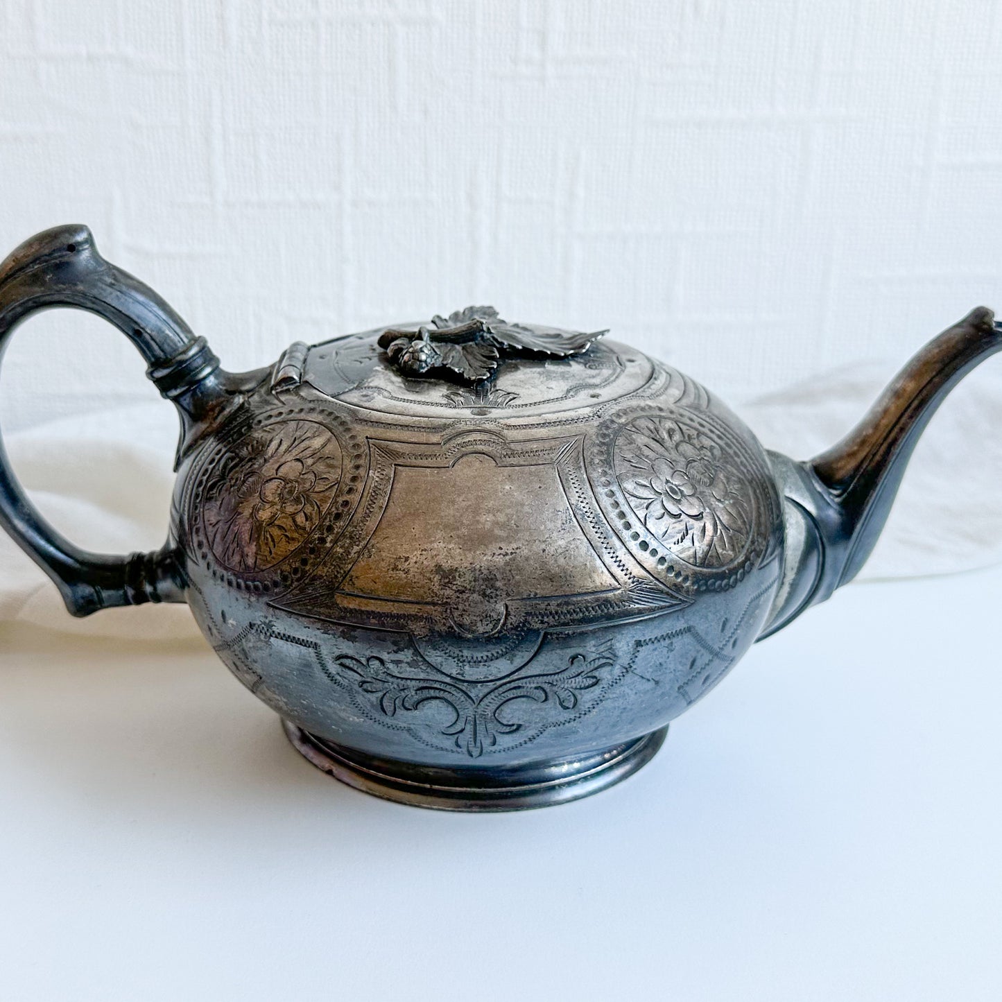 Antique Silver Plated Teapot