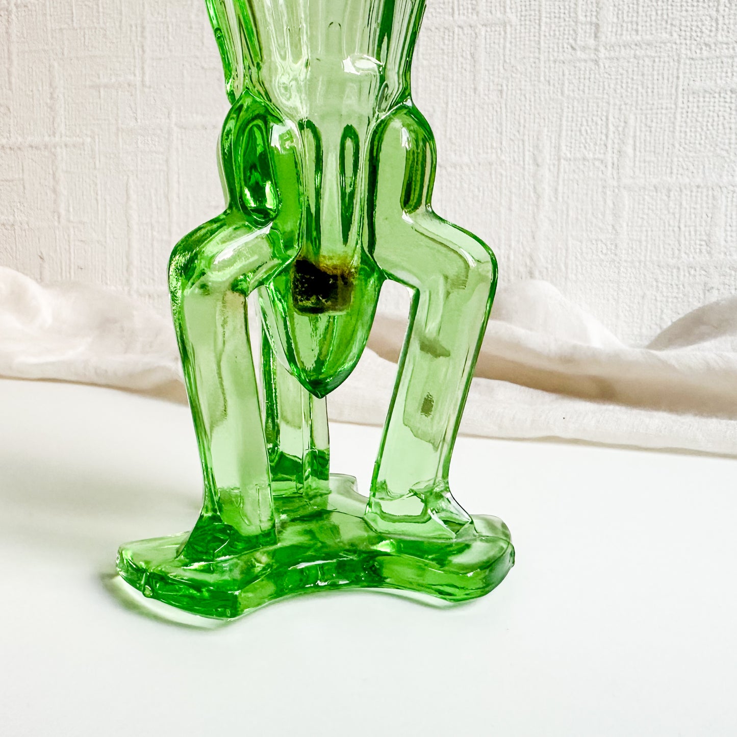 Art Deco Uranium Glass Vase