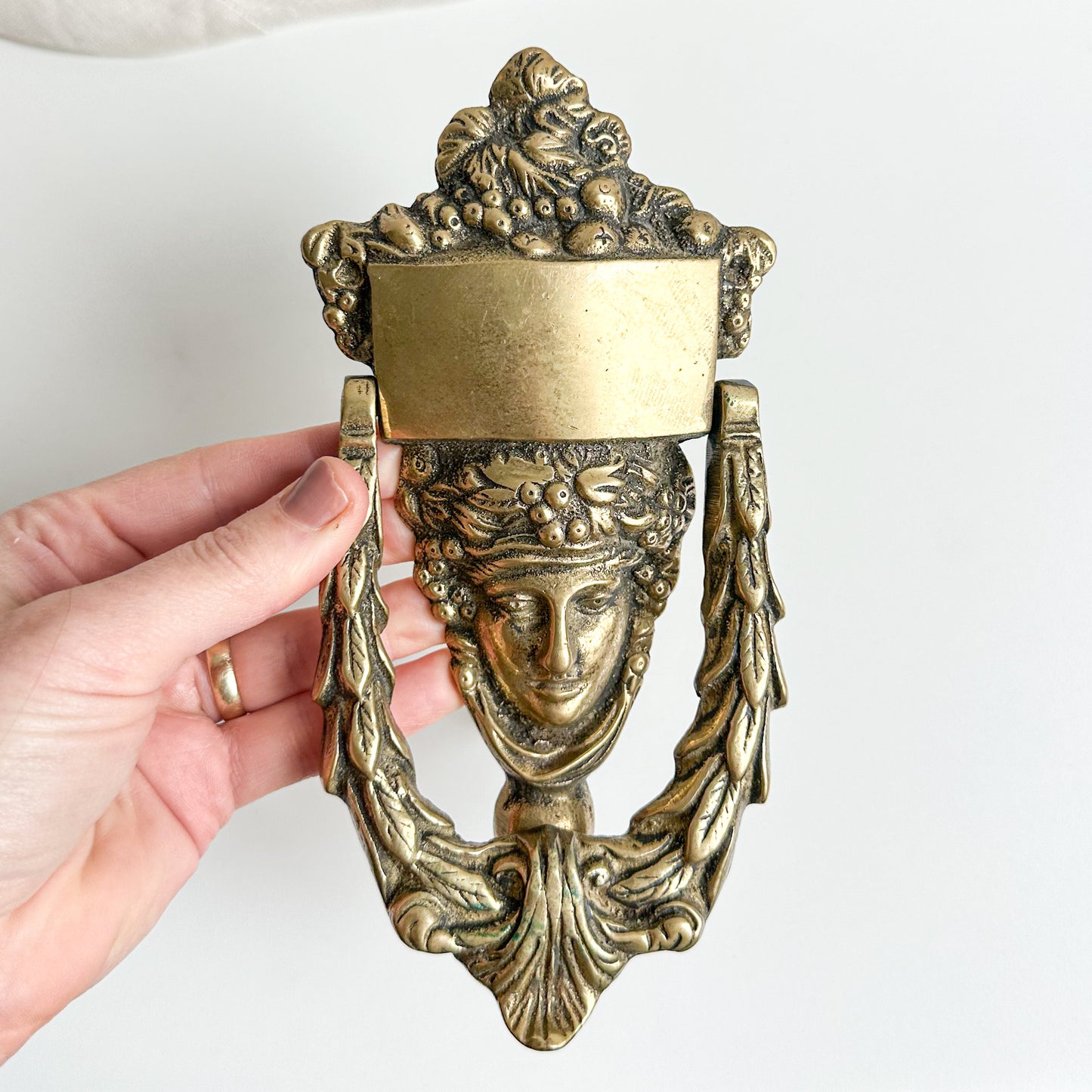 Art Nouveau Brass Door Knocker