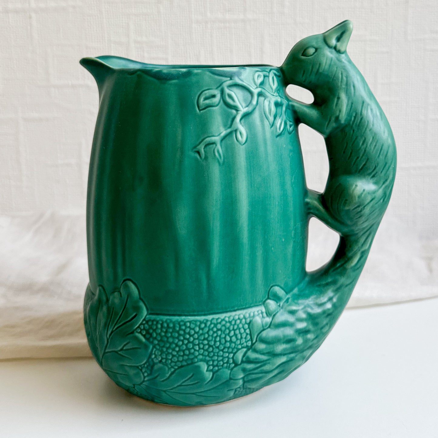 Acorn and Squirrel Jug by Sylvac