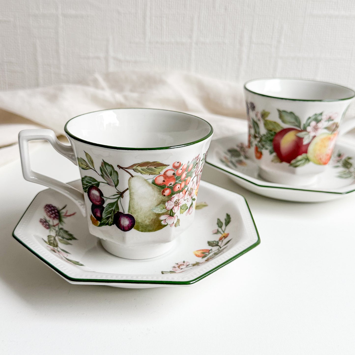 Pair of Johnson Brothers Cups and Saucers