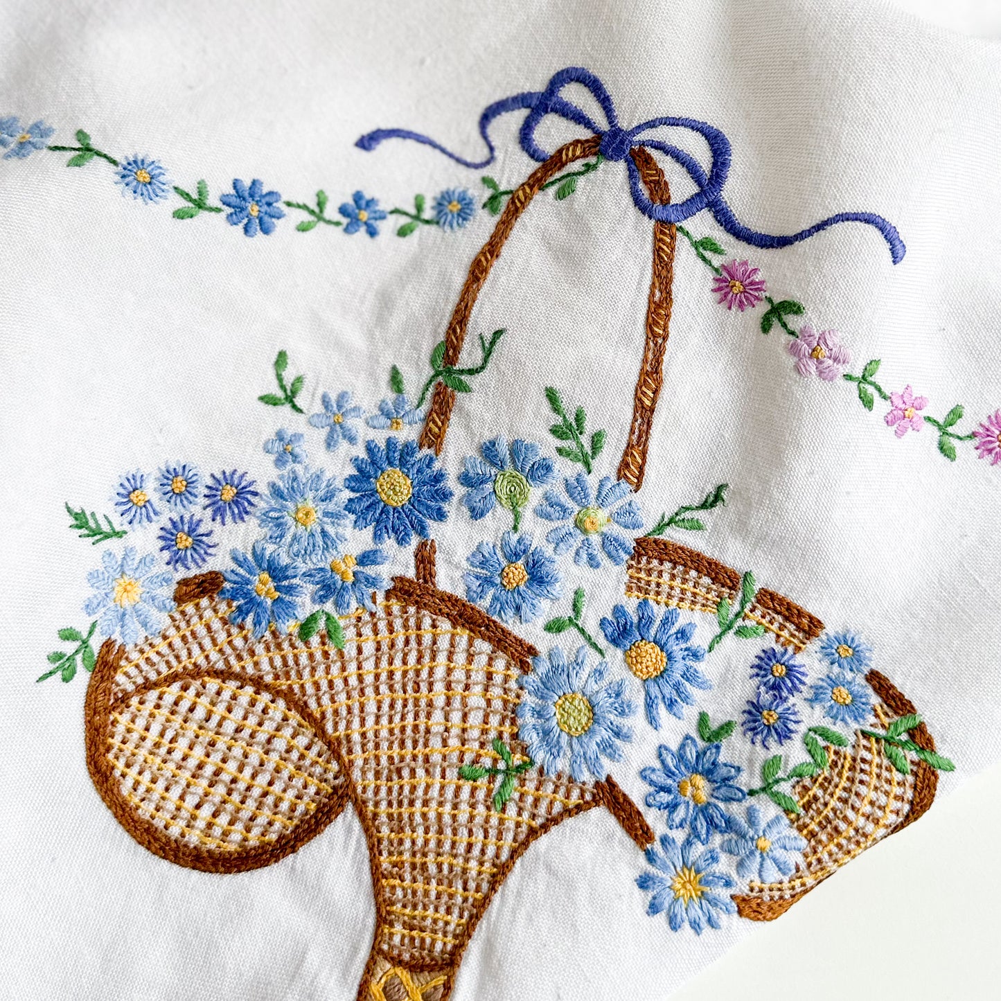 Hand Embroidered Tablecloth