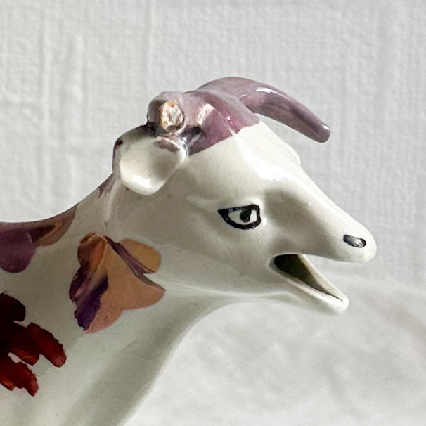 Cambrian Pottery Lustre Cow Creamer