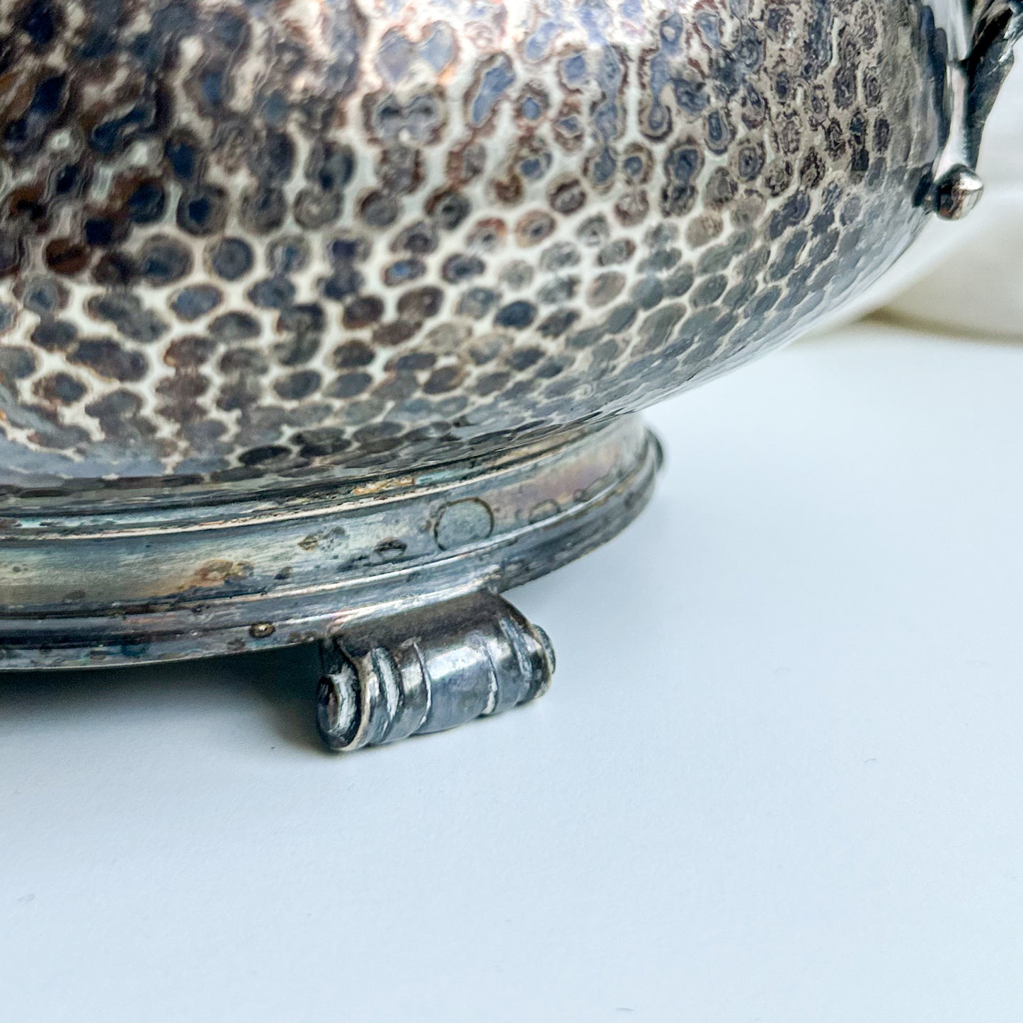 Silver Plated Hammered Bowl