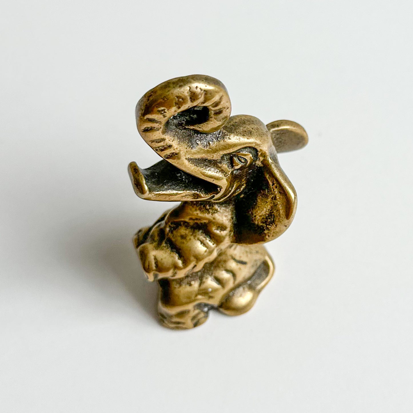 Brass Elephant Figurine