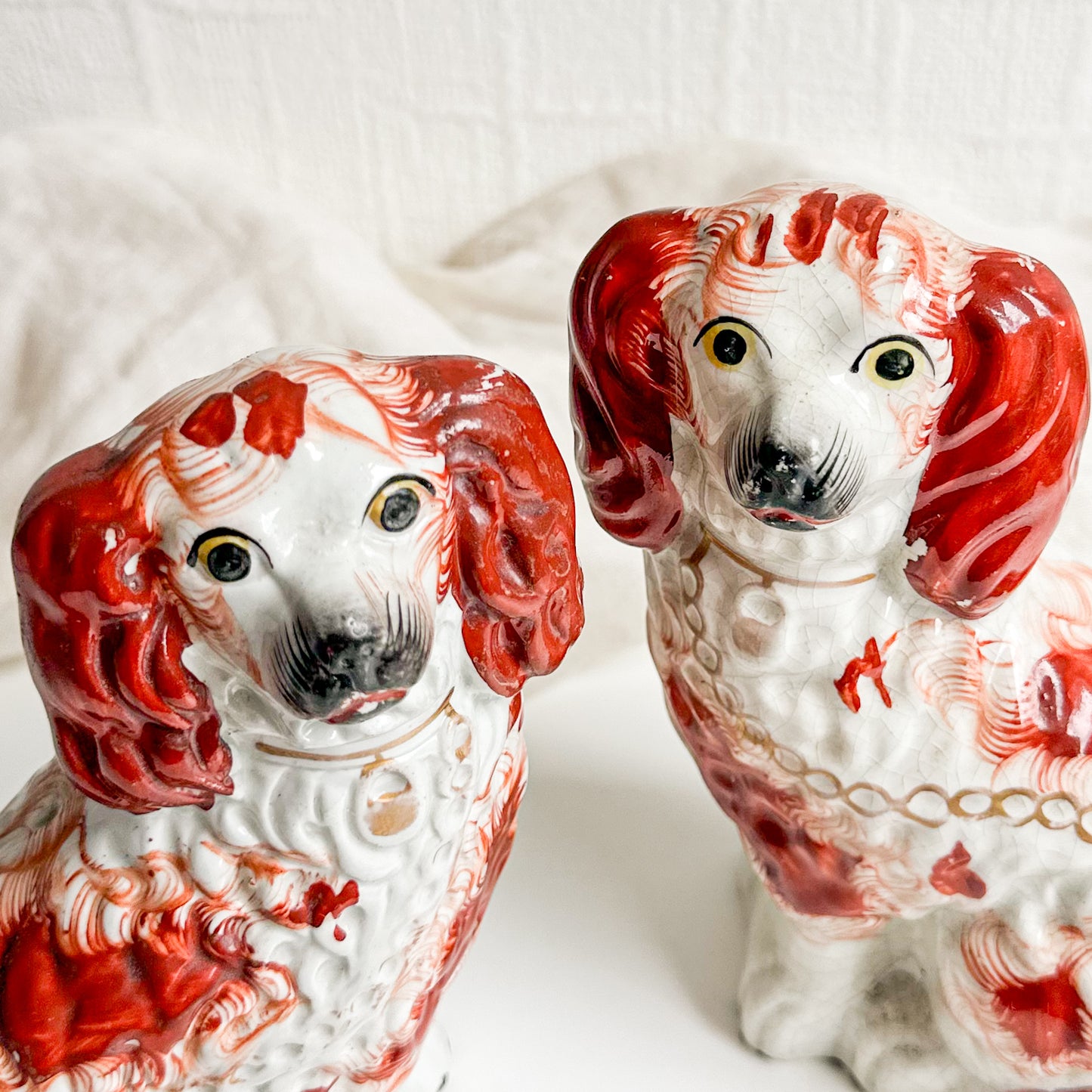 Pair of Staffordshire Spaniels