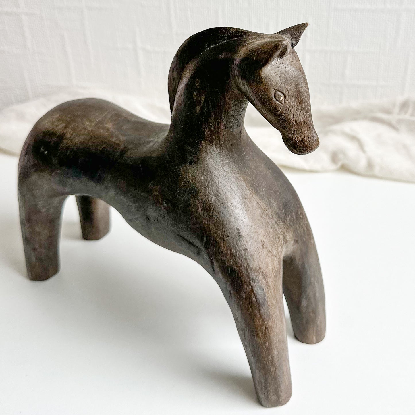 Wooden Hand Carved Horse